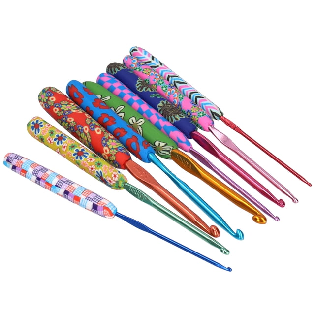 Crochet Hook Set,9Pcs Crochet Hook Set Crochet Ergonomic Crochet Hooks High Capacity