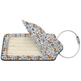 thumbnail image 2 of Cauagu winter Scarf deer Pattern Luggage Tags,Leather Luggage Tags Personalized Luggage Tag Travel Tags Privacy Cover ID Label for Travel Bag Suitcase-2 PCS, 2 of 5