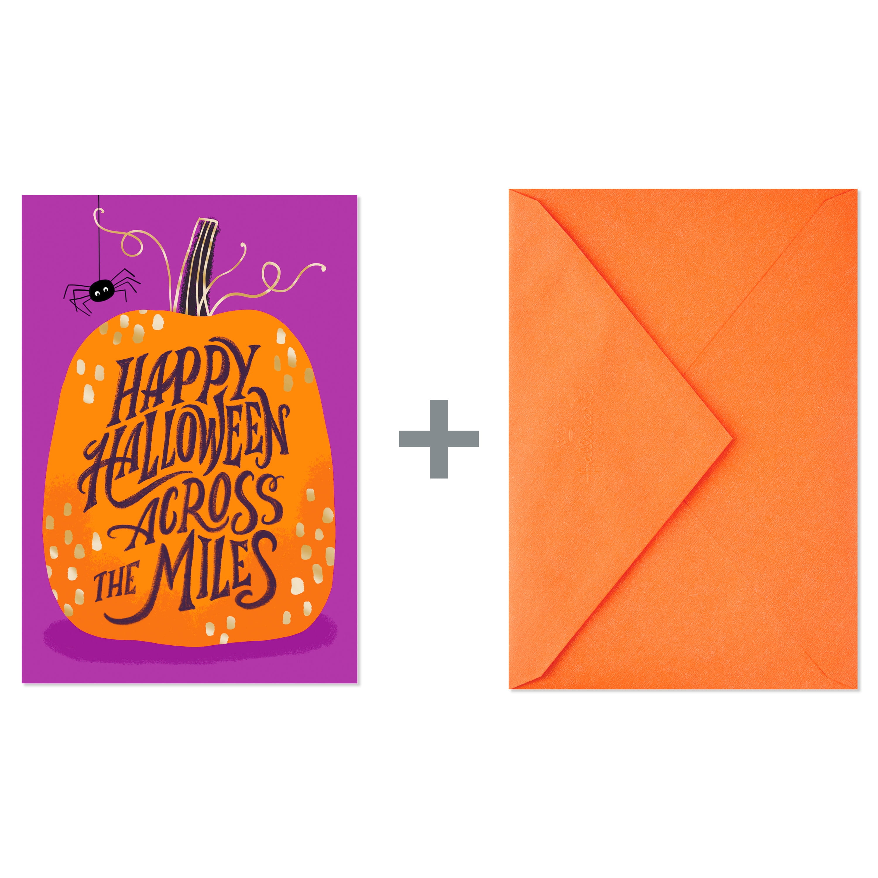 Hallmark Halloween Card (Thinking of You Across the Miles), 1 Count