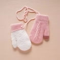 thumbnail image 2 of Guardurnaity Guantes de punto con forro grueso para niños y niñas de 1 a 5 años, cálidos y con cordón de invierno para colgar en el cuello. guantes y mitones do, 2 of 6