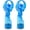 Light Blue, variant on O2COOL 3.5 inch Battery Powered Misting Fan for Personal Cooling, Dark Blue