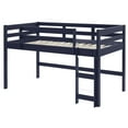 thumbnail image 2 of Newest Navy Blue Twin Loft Bed with Reversible Ladder, 2 of 6