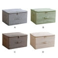 thumbnail image 3 of Yuarrent Caja de almacenamiento de ropa para dormitorio Almacenamiento y organización del hogar Verde, 38*26*15 CM S Yuarrent HA077426-03, 3 of 6
