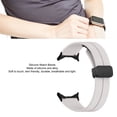 thumbnail image 3 of Silicone Watch Bands with Stainless Steel Buckle, Quick Release, Compatible with Watch 2 with Magnetic Folding Buckle, Wear Resistant Smartwatch Strap, 3 of 7