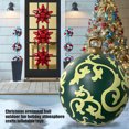 thumbnail image 5 of Bola inflable de Navidad de 60 cm, bola inflable de Navidad con brillo de PVC (estilo U), 5 of 5