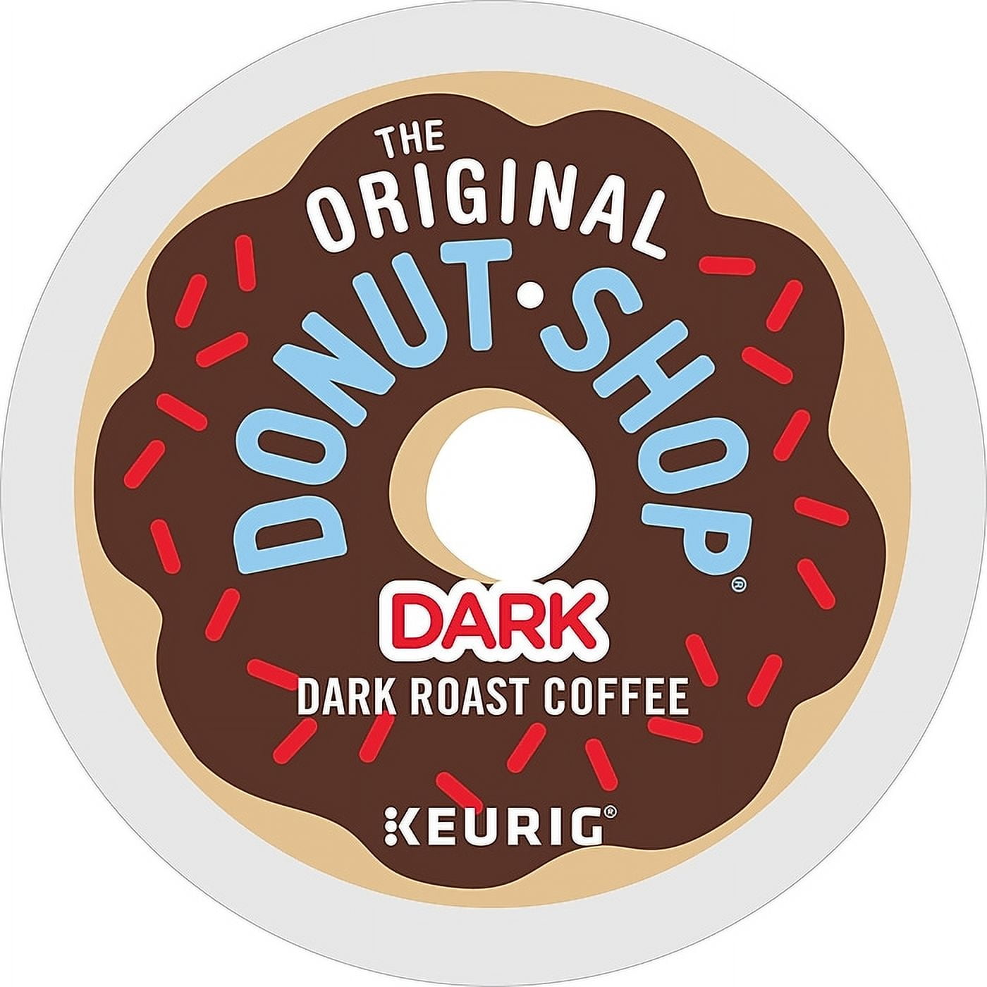 The Original Donut Shop DARK Coffee Keurig K-Cup Pods, Dark Roast, 48 ct Pack of 3