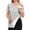Light Gray, variant on Post Shoulder Surgery Shirts for Women Tear Away Adaptive Striped Shirts Short-Sleeve Port Postpartum Rotator Cuff Recovery Casual Clothes Green 2XL