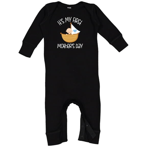 Inktastic 1st Mothers Day Boys Baby Romper Coveralls