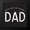 thumbnail image 2 of Reed, Tara 20x20 Black Modern Framed Museum Art Print Titled - Fathers Day Sentiment black I-Dad, 2 of 5