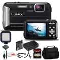 thumbnail image 1 of Panasonic Lumix DMC-TS30 Digital Camera (Black) (DMC-TS30K) Bundle +64GB Memory, 1 of 6