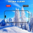 thumbnail image 2 of KIQ 3 Pack Regular Tempered Glass for Apple iPhone 17/17 Pro, 2 of 5