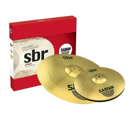 Sabian Brass SBr 2-Pack Cymbal Package