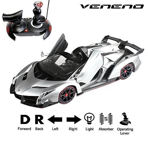 1-14 Scale RC Lamborghini Veneno Realistic Driving Car Toy Gravity Sensor Model 