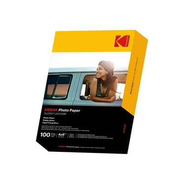 Kodak Glossy Photo Paper 4" x 6" 100 Sheets/Pack (41180)