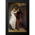 thumbnail image 2 of Scheffer, Ary 10x14 Black Modern Framed Museum Art Print Titled - Faust Et Marguerite Au Jardin, 2 of 5