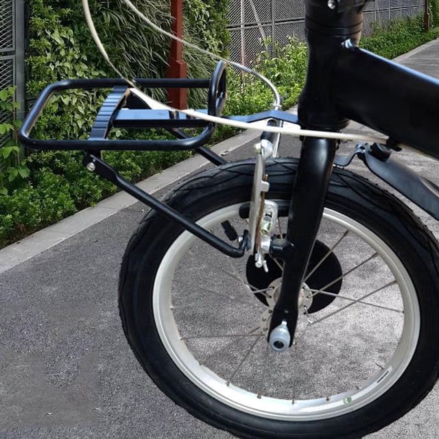 Portaequipajes Para Bicicletas perfecl Frontal Carga 5kg Negro