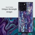 thumbnail image 4 of COCOMII Rectangle for iPhone 12/12 Pro Case, Milky Way Abalone Shell, 4 of 6