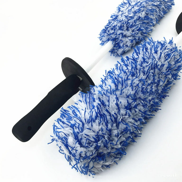 Wheel Tire Brush Car for Rim Detailing Brushes Cleaning Microfiber Cleaning  Clot 