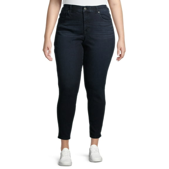 Terra & Sky Women's Plus Size Core Denim Skinny Jeans
