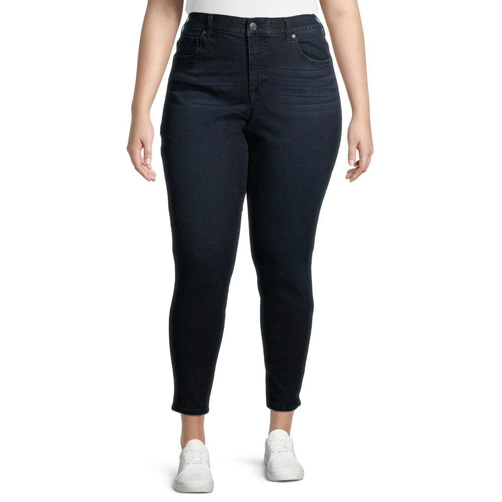 Terra & Sky - Terra & Sky Plus Size Skinny Jeans - Walmart.com ...