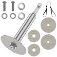 thumbnail image 2 of 1 Set PVC Pipe Inside Cutter Stainless Steel Plumbing Inside Cutter with 1/4 Inch Hex Shank Internal Plastic Pipe Cutter and Blades for Plastic Pipe Cutting Set 1, 2 of 10