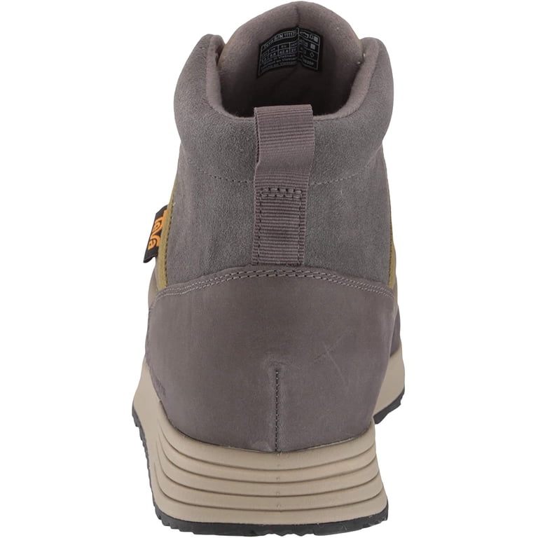 Teva Mens Ember Commute WP Ankle Boot, Grey/Olive, 12  display picture 2