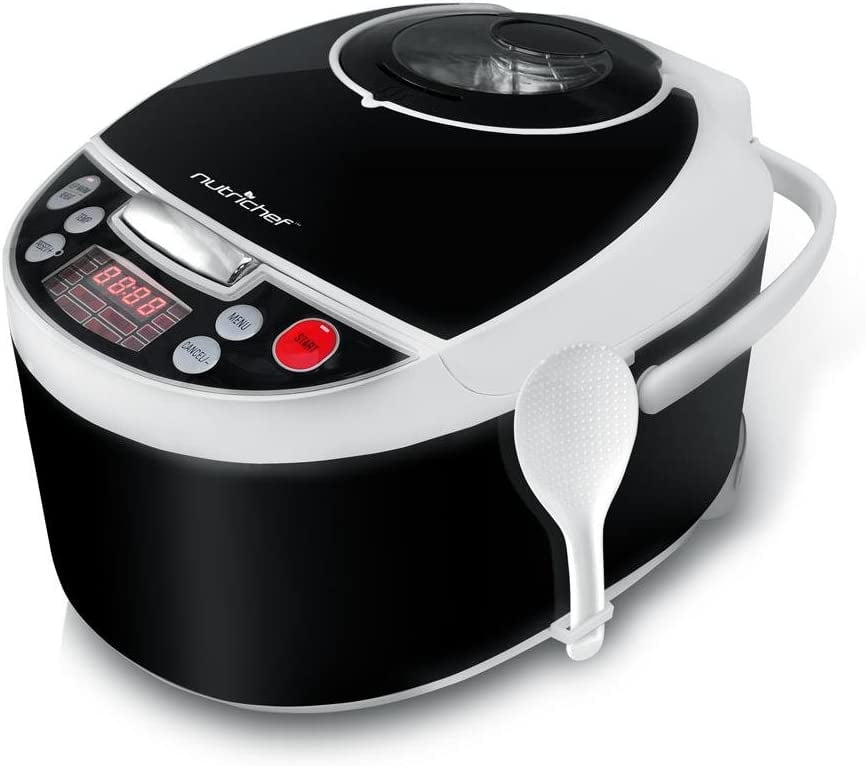 Nutrichef Pkprc16 Digital Pressure Cooker and Slow Cooker