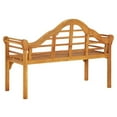 thumbnail image 2 of vidaXL Patio Bench 49.2" Solid Wood Acacia, 2 of 6
