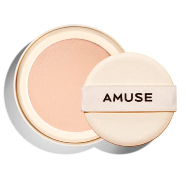 AMUSE SEOUL Dew Jelly Vegan Cushion Foundation Glow Dewy Finish Belleza limpia Piel seca y sensible Ecológica (01 SOONSOO REFILL)