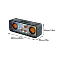 thumbnail image 3 of EGNMCR Sound Machine Double -speaker Transparent Mech Wireless Bluetooth Speaker Household Computer Colorful Lamp Steel Bass Vibration Film Audio Audio Audio, 3 of 5