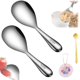 thumbnail image 1 of Cuchara de arroz antiadherente de acero inoxidable espesada, paleta de cuchara de arroz, paleta de cuchara de arroz, cuchara de arroz antiadherente resistente al calor, cuchara para servir arroz (2 pi, 1 of 8