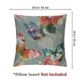 thumbnail image 4 of PIKWEEK  Butterfly Farmhouse Throw Pillow Covers, Wild Butterflies Set of 2 Cushion Case Pillow Cover for Bed  Couch Square Throw Pillowcases for Men Women Multiple specifications&nbsp; White, 4 of 7