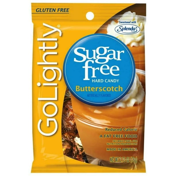 GoLightly Sugar Free Butterscotch Candy (12x2.75 OZ) - Walmart.com