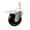 Swivel - Total Lock Brake - Black, variant on 3 Inch Phenolic Wheel Swivel 10mm Threaded Stem Caster Service Caster Brand