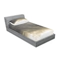 thumbnail image 3 of Clouds Bedding Set with Sheet & Covers, Heavy Storm Clouds in Dark Sky Hurricane Weather Cloudscape Mass of Liquid Droplets Image, Printed Bedroom Decor 2 Shams, 4 Sizes, Grey, by Ambesonne, 3 of 3