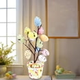 thumbnail image 4 of Fesfesfes Easter-Themed Mini Bonsai Tree Artificial Tabletop Decor Faux Botanical Spring Centerpiece Desktop Decoration Holiday Decorative Display, 4 of 5