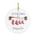 thumbnail image 5 of Family Christmas Ornaments Personalized Family of Three Christmas Ornament 2025, Best Parents and Kids Gift for Wife, Husbands, Her, Him Baby First Christmas Ornaments(B), 5 of 5