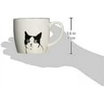 thumbnail image 3 of Abbott Collection AB-27-FELIX 3 in. Peering Cat Mug, White & Black, 3 of 3