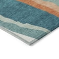 thumbnail image 4 of Addison Rugs Chantille Indoor/Outdoor Transitional Waves Teal Washable Runner Rug, 2'3" x 7'6", 4 of 6