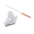 thumbnail image 4 of Herramienta de limpieza de jaulas para mascotas con plumas, herramienta de extracción de acero inoxidable, suministro simple para mascotas Derecho, 4 of 9