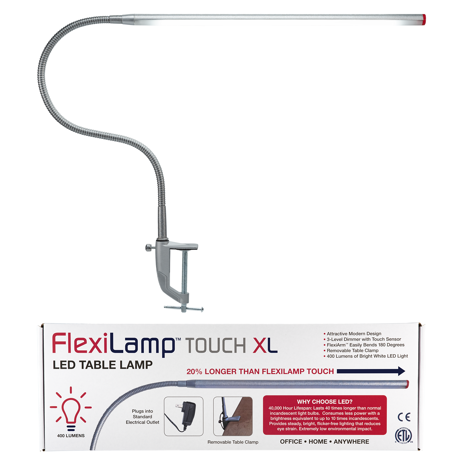 Americanails FlexiLamp Touch XL LED Table Lamp