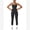 Black, variant on IDOPIP 2 Piece Workout Sets for Women High Waisted Seamless Butt Lifting Leggings Gym Yoga Outfit Stretchy Sports Bra Set M Yellow
