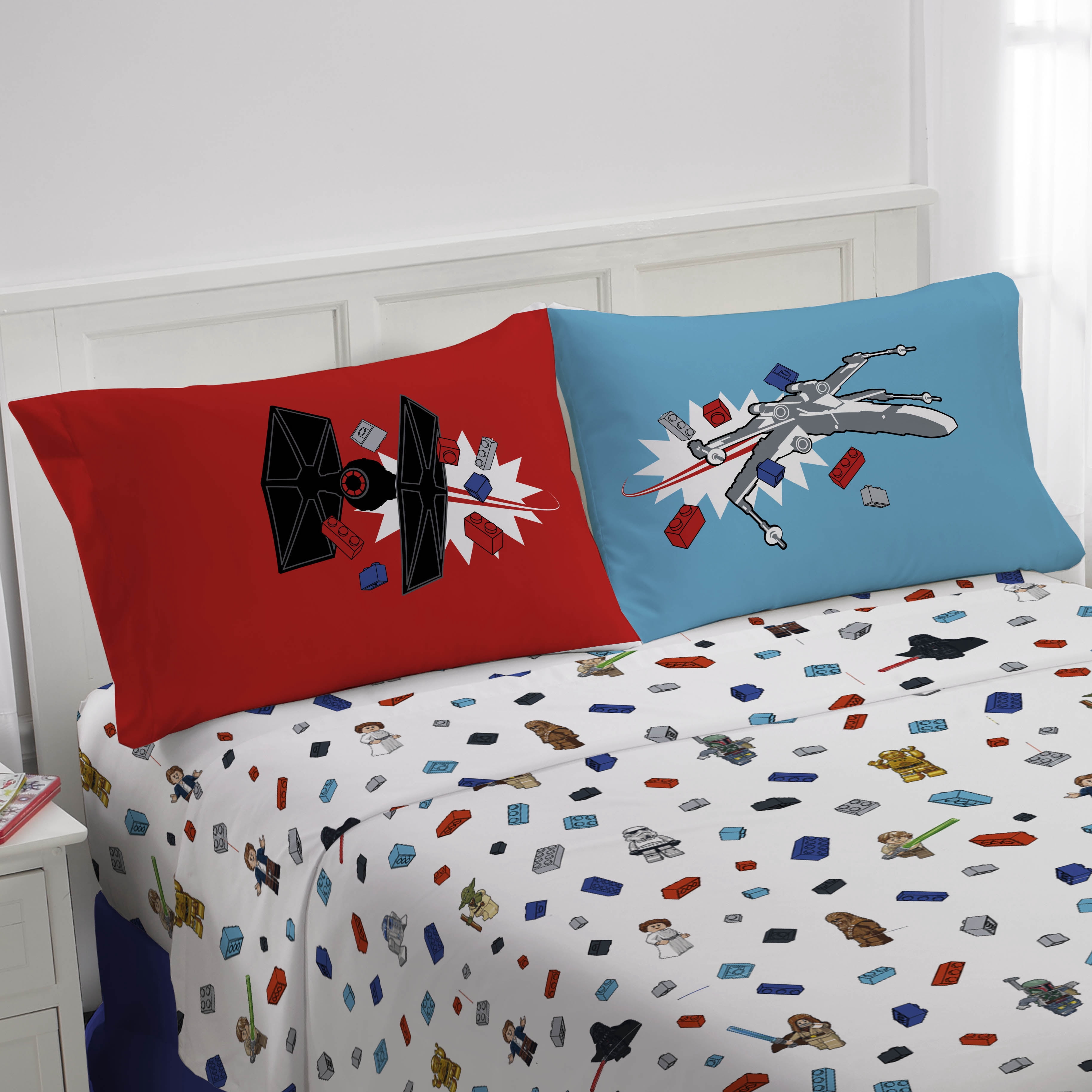 LEGO® Star Wars Kids 4 Piece Multicolor Bedding Sheet Set, Full Size