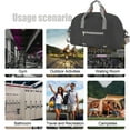 thumbnail image 6 of Foldable Travel Duffel Bag, Lightweight Large Capacity Polyester Gym and Overnight Bag with Reinforced Handle and Pocket for Easy Packing, 6 of 6