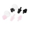 Soft Silicone Corded Hearing Protection Ear Plug Earplug Nose Clip 2 Sets