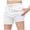 White, variant on Tdoqot Boys Linen Shorts 2 in 1- Summer Drawstring Elastic Waist Beach Shorts with Pockets Gray Size 6-14