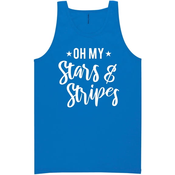 Oh My Stars & Stripes Neon Tank Top