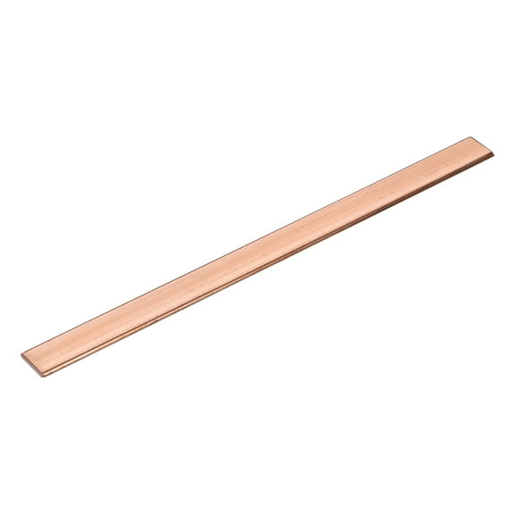 Uxcell Copper Flat Bar, 0.12" Thickness x 0.59" Width x 7.87" Length Copper Bar Stock