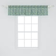 thumbnail image 2 of Ambesonne Forest Window Valance, Trees Woods and Birds Leaves, 42" x 12", Sea Green and Slate Blue, 2 of 3