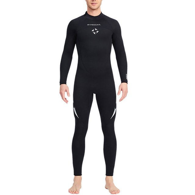 Naiovety DIVE SAIL Trajes de neopreno de 3MM Traje de buceo de neopreno SCR Pantalones largos de manga larga Traje de surf resistente al desgaste para Deportes acuáticos Negro 3XL Naiovety OD003296-06